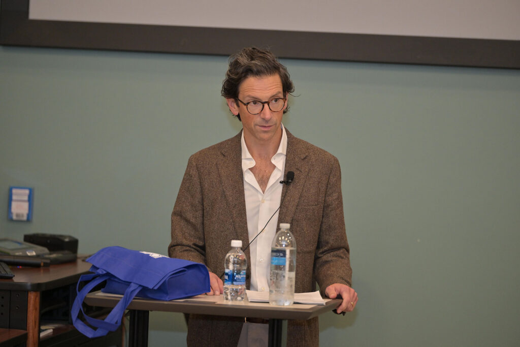 Dr. John J. Kaag at podium