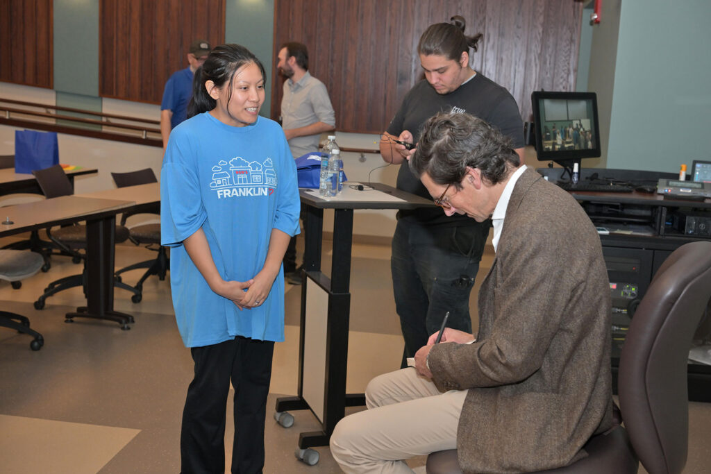 Dr. John J. Kaag signing autograph